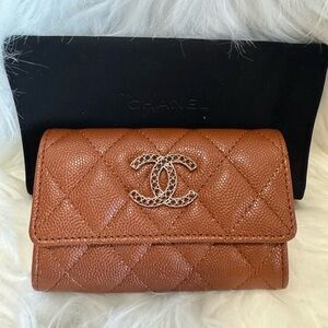 Chanel Crystal CC Flap Card Case